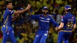 मुंबई की शानदार गेंदबाजी, चेन्नई को 131 रन के स्कोर पर रोका